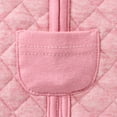thumbnail image 5 of HALO SleepSack Easy Transition, 100% Cotton, Pink Heather, Girls, Medium, 6-9 Months, 5 of 5