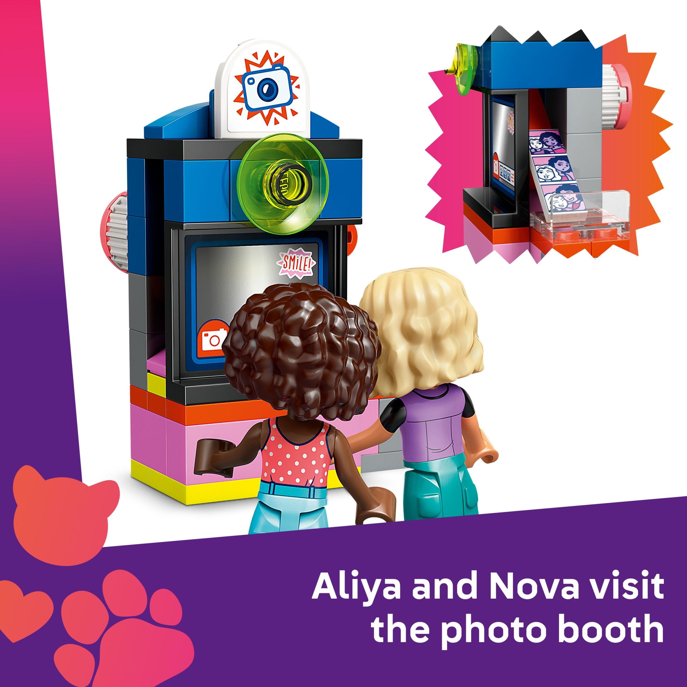 LEGO Friends Hair Salon and Accessories Store Toy Building Set - Hair Salon Toy for Girls and Boys, Ages 7+ - Gift Idea for Kids Birthday - with 3 Minidolls - 42662