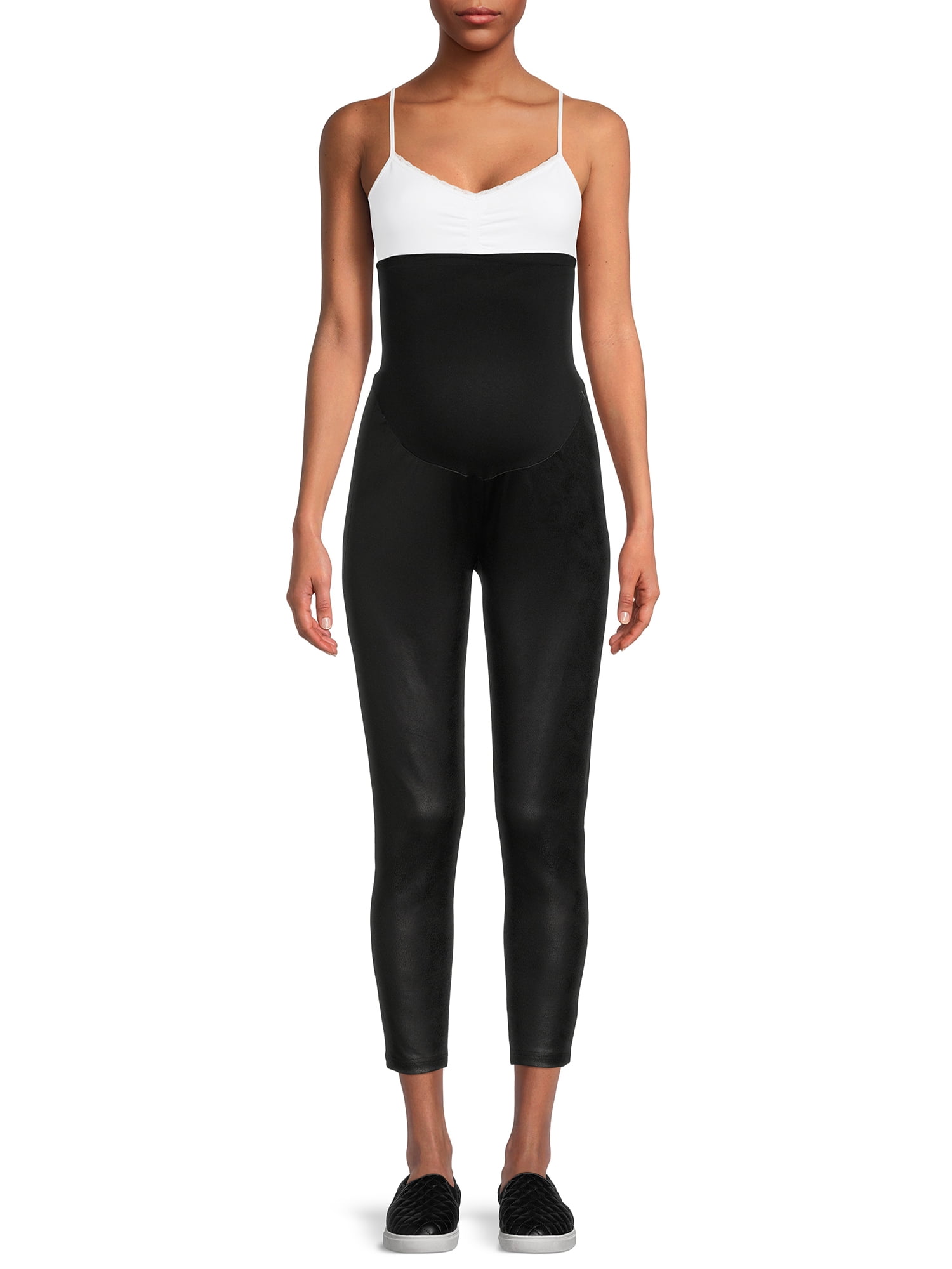 Walmart top leather leggings