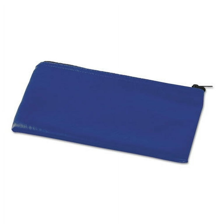 Zippered Wallets/Cases, Leatherette PU, 11 x 6, Blue, 2/Pack Zippered Wallets/Cases, Leatherette PU, 11 x 6, Blue, 2/Pack