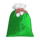 thumbnail image 5 of Bolsa Bolsa de regalo navideña de terciopelo verde con cordón ajustable, ideal para envolver regalos y decorar en estas fiestas. 1 unidad, 30 x 40 cm Rkxzt, 5 of 9
