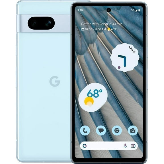 Restored Google Pixel 7a 5G, 128GB, Sea - Unlocked (Refurbished)