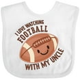 thumbnail image 3 of Inktastic I Love Watching Football with My Uncle Boys or Girls Baby Bib, 3 of 4