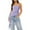 Purple, variant on Ovbmpzd Y2k Womens Tank Tops Basic Black Stretchable Square Neckline Sleeveless Skinny Sleeveless Tank Tops for Women,M