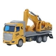 thumbnail image 3 of Excavator Toy, ABS Material Pull Back Construction Vehicles  For Gift Flat Head, 3 of 8