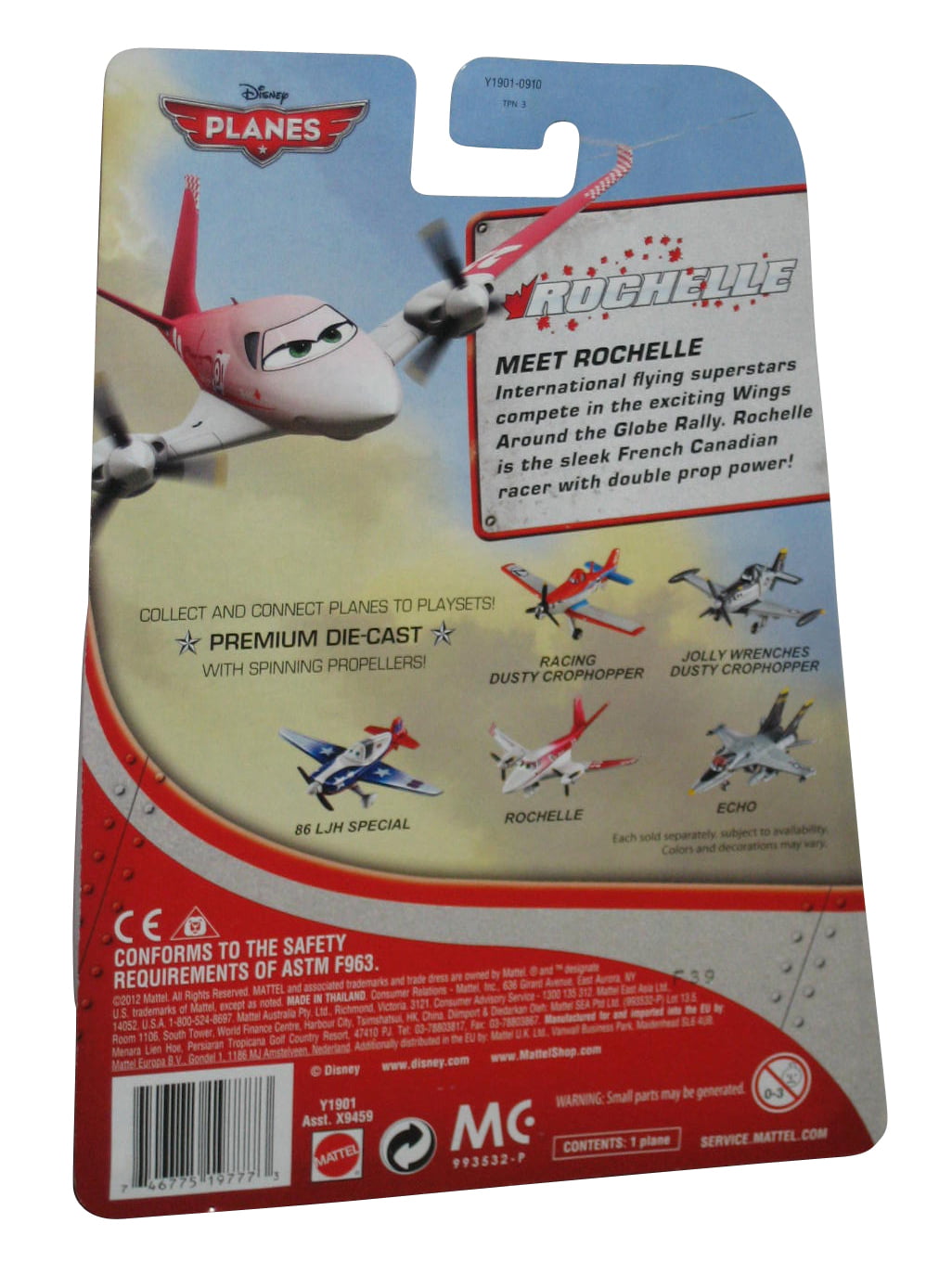 Disney Educational 1:55 Aircraft Mattel Pixar Girl Children Model Planes Alloy
