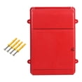 thumbnail image 2 of Rongfmy Wall Hanging Mailbox Post Box Drop Box Suggestion Case Organizer Multifunctional Red, 2 of 9