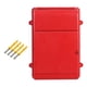 thumbnail image 2 of Buzón de pared para correos, buzón de sugerencias, organizador multiusos Rojo, 2 of 9
