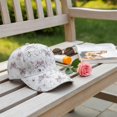 thumbnail image 4 of Hsqqdc Lace Rhinestone Baseball Cap, Bow-knot Butterfly Adjustable Sun Protection Hat, 4 of 6