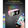 thumbnail image 2 of Altavoz Bluetooth AFK con despertador y pantalla LED de espejo, 2 of 6