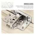 thumbnail image 4 of STRANDCHIC Furniture Hinge Repair Plate Hinge Repair Plate Stainless Steel 3 Sets for Cabinets, 4 of 6