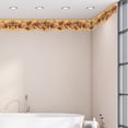 thumbnail image 4 of Trimz Magenta Lilacs Floral Wallpaper Border - Scalloped Trditional Design - Gold Lace 15' L x 8" W, 4 of 5