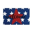 thumbnail image 2 of Vintage Patriotic Non-Slip Outdoor Rug, American Flag Doormat for Porch 4th of July Decoration, 2 of 6