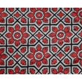 thumbnail image 4 of oneOone Polyester Lycra Dark Peach Fabric Geometric & Floral Block Sewing Craft Projects Fabric Prints By Yard 56 Inch Wide, 4 of 4