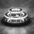 thumbnail image 4 of Modern Crystal Chandelier Flush Mount Ceiling Light Pendant Lighting Fixture LED, 4 of 12