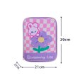 thumbnail image 3 of Embrague Girl Cartoon PU Checkerboard Pattern Tablet Case Zipper Clutch (Púrpura) Likrtyny Para Estrenar, 3 of 4