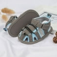 thumbnail image 3 of HsdsBebe Baby Boys Shoes Infant Summer Sandals Closed Toe Shoe for Newborn 0-18 Months, 3 of 8