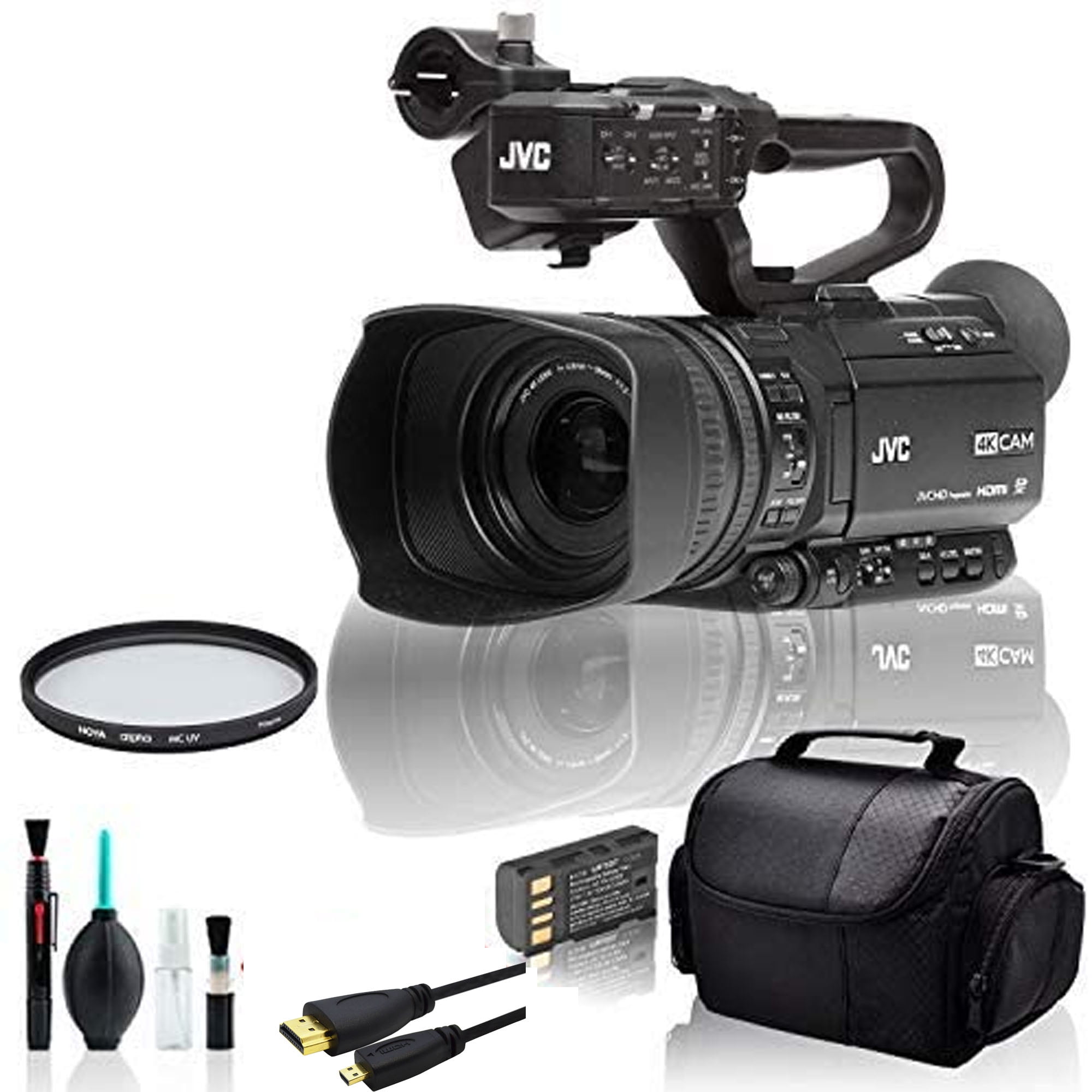 Buy JVC GYHM180 Ultra HD 4K Camcorder with HDSDI Bundle with UV