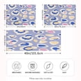 thumbnail image 4 of Purple Background Pattern Standard Size Satin Pillowcase 20''x26'' Double-Sided Print Soft Wrinkle Resistant, 4 of 9