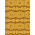 thumbnail image 1 of Ahgly Company Indoor Rectangle Patterned Deep Yellow Novelty Area Rugs, 7' x 10', 1 of 6