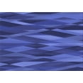 thumbnail image 1 of Ahgly Company Indoor Rectangle Patterned Sapphire Blue Area Rugs, 3' x 5', 1 of 1