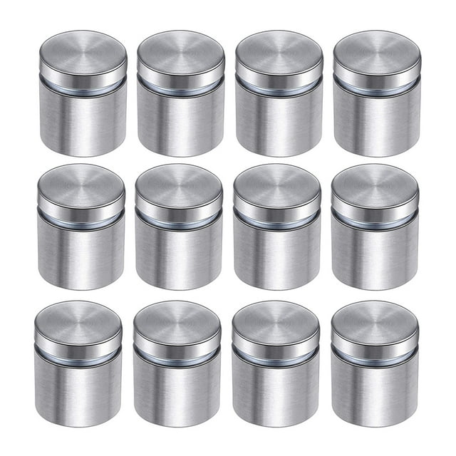 MasteelfCA 48 Pcs Vis de Support en Acier Inoxydable pour Publicité