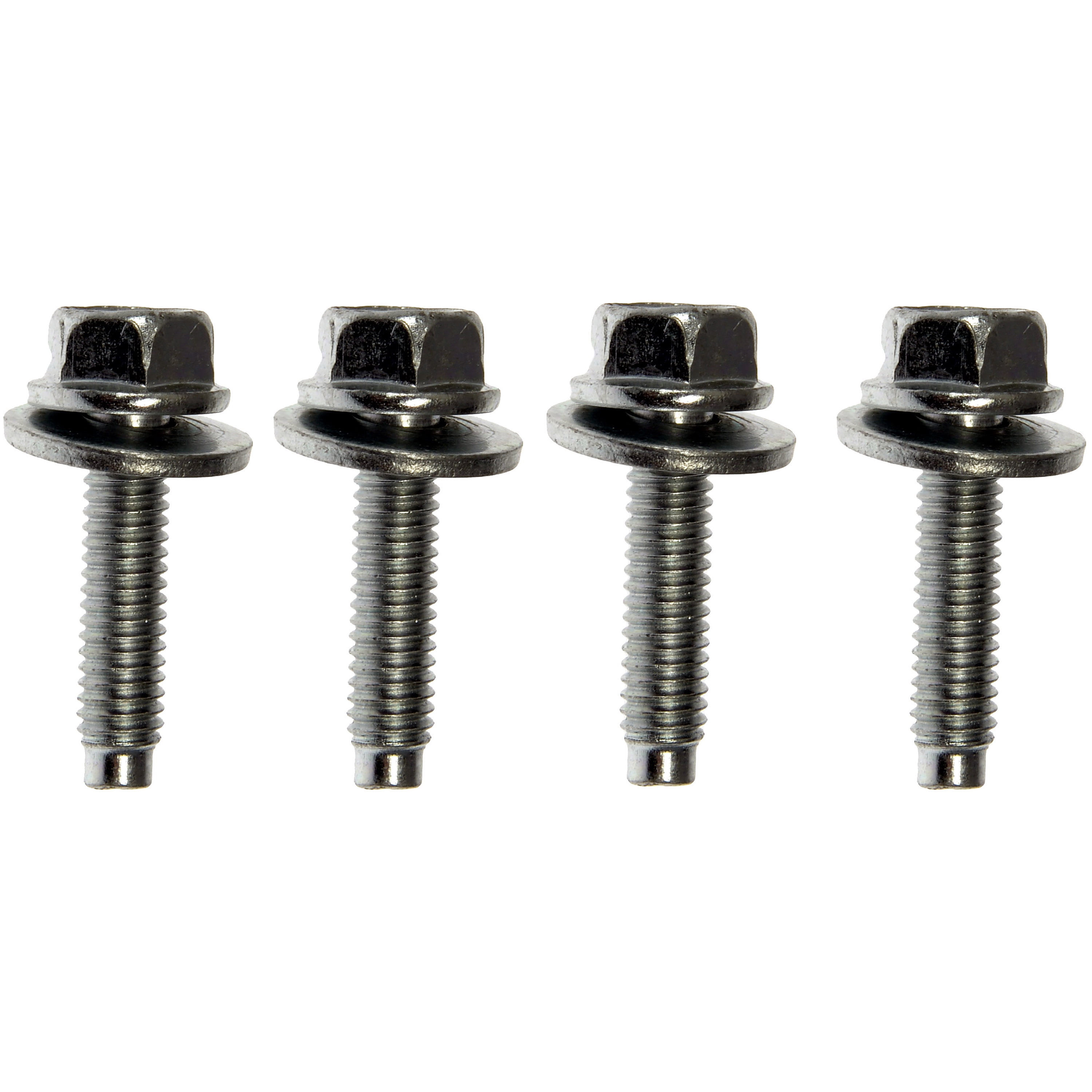 Dorman 990-662 Oil Pan Bolts Or Auxiliary Pump Bolts - M6-1.0 X 22 MM for Specific Ford Models (Pack of 4)