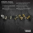 thumbnail image 4 of Kohler K-22166-2MB Purist Handheld Showerhead, Vibrant Brushed Moderne Brass, 4 of 4