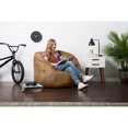 thumbnail image 5 of Lux by Big Joe Large Milano Blazer Leather Bean Bag, 5 of 5