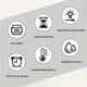 thumbnail image 3 of TIMESS large-screen LED alarm clock can display weekly temperature and humidity, and can be set to a certain time. It is suitable for placing on the b, 3 of 4