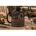 thumbnail image 2 of Carpenter Dad Mug 3D Effect Mug for Woodworking Dad, Father’s Day Carpenter Gift, 2 of 4