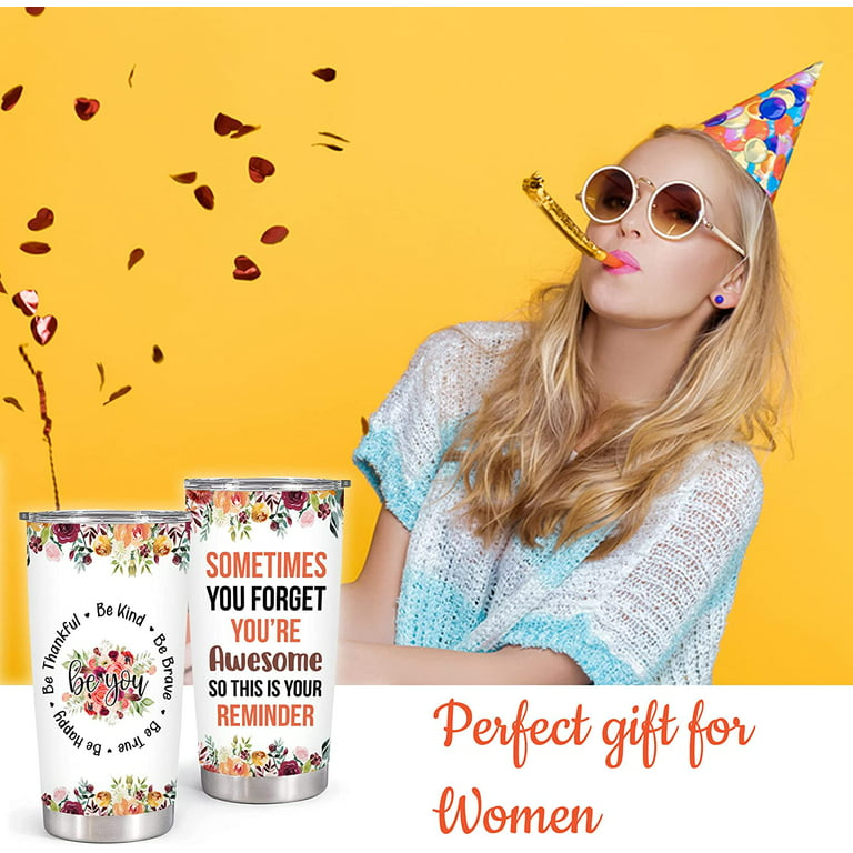 Tumblers for Women Cool Gifts for Women In Their 20S Motivational Coffee  Tumbler You Are Awesome Inspirational Cups Gifts for Women Birthday  Birthday Gifts for Woman Coffee Gifts for Women 
