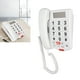 thumbnail image 4 of Teléfono fijo con cable identificador de llamadas Botón grande Teléfono con cable Volumen ajustable Dial de un toque Fácil de leer para personas mayores, 4 of 8