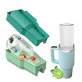 thumbnail image 3 of Bandeja Para Cubitos De Hielo Para Vasos Tumbler Cubitos De Hielo De Silicona Con Tapa Cilindros De Silicona Huecos Para Whisky, Cócteles, Bebidas Y Café Fácil De Llenar Y Vaciar Máquina De Hielo S, 3 of 7