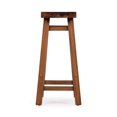 thumbnail image 4 of Sonoma Backless Saddle Counter Stool - Burnt Chestnut, 4 of 8