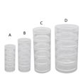 thumbnail image 3 of HLONK ✪ 5 Layer Stackable Bead Containers Small Item Plastic Round Clear Storage Jar Box, 3 of 18