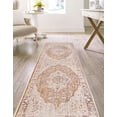 thumbnail image 3 of Rugs.com Deepa Collection Rug – 6 Ft Runner Yellow Medium Rug Perfect For Hallways, Entryways, 3 of 9
