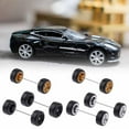 thumbnail image 4 of 1/64 Model Car Wheels With Rubber Tires Basic ABS Modified J1 Toys Parts--, 4 of 7