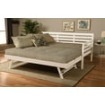 thumbnail image 2 of Kodiak Furniture Boho Wood Daybed/Pop Up Bed in White w/ Blue Mattresses, 2 of 10