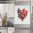 thumbnail image 4 of Dailycode Dishwasher Magnet Cover Magnetic Fridge Door Cover Home Kitchen Decor, Bunch Of Love Hearts, 23"x 26", 4 of 6