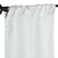thumbnail image 2 of Superior Senna Blackout Curtains Set of 2, Rod Pocket Curtain Panel Pair, Snow White, 26"W x 63"L, 2 of 10