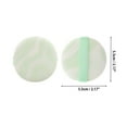 thumbnail image 2 of Unique Bargains 7 Pcs Dual Color Round Face Makeup Sponge for Bedrooms Green White Hydrophilic Polyurethane, 2 of 5