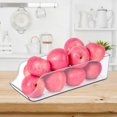 thumbnail image 2 of 2pcs Multifunctional Storage Box Transparent Plastic Arc Design Multi-use Fruit Beer Storage Rack Fo-zzy, 2 of 5