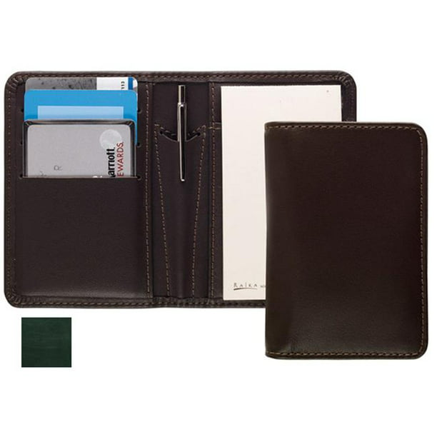 Raika RM 128 GREEN Étui pour Cartes de Crédit avec Stylo - Vert