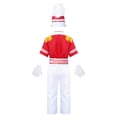thumbnail image 2 of iiniim Unisex Girls Boys Marching Band Costume Uniform Sets Jacket Pants Mini Skirt Gloves Hat Outfit, 2 of 7