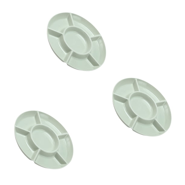 Inteprter Bandeja para refrigerios 3x con almacenamiento adecuada para todas las ocasiones, segura, liviana y portátil Almacenamiento y organización del hogar Verde