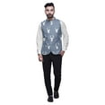 thumbnail image 4 of Atasi Animal Marriage Ethnic Coat For Men Printed Nehru Jacket Mens Bandhgala Casual Vest Jacket-XX-Large, 4 of 6