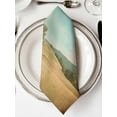 thumbnail image 2 of Hokiten Kitchen Dinner Napkins Set of 4 Turquoise Sky Hills Cloth Napkins Reusable Washable Table Napkins for Weddings Cocktail Parties Holiday Table Decor 20x20 Inch, 2 of 8