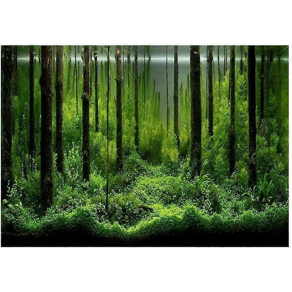 PVC Fish Tank Background, PVC Paper Adhesive Background Poster Backdrop Decoration Paper