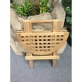 thumbnail image 2 of D-Art Collection Round Traditional Teak Solid Wood Picnic Table in Natural, 2 of 2